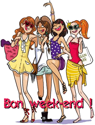 Image result for bon weekend gif